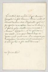 4 vues  - MS CA 0087 - Voltaire. Lettre à Barthélémy Pélage Georgelin du Cosquer.- Paris, 23 février 1778 (ouvre la visionneuse)