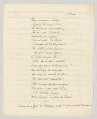 4 vues  - MS CA 0091 - Voltaire. Lettre signée à Charles-Jean-François Hénault.- [s.l.], 15 mai [1760] (ouvre la visionneuse)