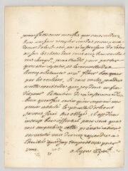 4 vues  - MS CA 0094 - Voltaire. Lettre autographe signée à Michel Lambert.- Lyon, 23 novembre [1754] (ouvre la visionneuse)