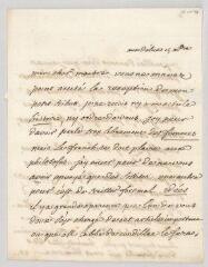 4 vues  - MS CA 0096 - Voltaire. Lettre autographe signée à Jean Le Rond d\'Alembert.- Genève, 15 décembre [1756] (ouvre la visionneuse)