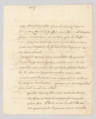 4 vues  - MS CA 0135 - Voltaire. Lettre autographe signée à François-Achard Joumard Tison, marquis d\'Argence.- [Ferney], 14 janvier [1763] (ouvre la visionneuse)
