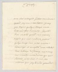 4 vues  - MS CA 0166 - Voltaire. Lettre autographe signée à François-Achard Joumard Tison, marquis d\'Argence.- [sans lieu], 11 juin 1767 (ouvre la visionneuse)