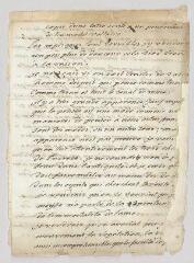 4 vues  - MS CA 0188 - [Argence, François-Achard Joumard Tison, marquis d\']. Document autographe \'copie d\'une lettre écrite à un persécuteur de l\'immortel Voltaire\'.- [sans date.] (ouvre la visionneuse)