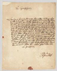 2 vues  - MS CB 0008 - Wolff, baron Johann Christian von. Lettre autographe signée à Voltaire.- Halle, 7 décembre 1743 (ouvre la visionneuse)