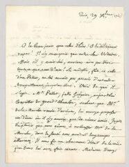 4 vues  - MS CB 0028 - Olivet, Pierre-Joseph Thoulier, abbé d\'. Lettre autographe à Voltaire.- Paris, 29 décembre [1761] (ouvre la visionneuse)