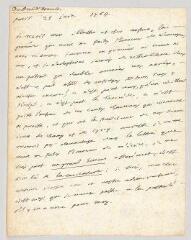 2 vues  - MS CB 0037 - Hénault, Charles-Jean-François. Lettre autographe à Voltaire.- Paris, 25 juin 1764 (ouvre la visionneuse)