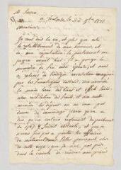 2 vues  - MS CB 0047 - Sirven, Pierre-Paul. Lettre signée à Voltaire.- Toulouse, 27 novembre 1771 (ouvre la visionneuse)