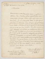 2 vues  - MS CB 0055 - Saxe-Gotha, Louise-Dorothée duchesse de. Copies anciennes de 6 lettres avec signatures rapportées \'L.D.D.S.\' à Voltaire.- Paris, 17 février 1752 (ouvre la visionneuse)
