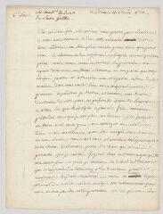 2 vues  - MS CB 0056 - Saxe-Gotha, Louise-Dorothée duchesse de. Copies anciennes de 6 lettres avec signatures rapportées \'L.D.D.S.\' à Voltaire.- Paris, 13 août 1753 (ouvre la visionneuse)