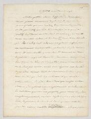 4 vues  - MS CB 0058 - Saxe-Gotha, Louise-Dorothée duchesse de. Copies anciennes de 6 lettres avec signatures rapportées \'L.D.D.S.\' à Voltaire.- Paris, 10 avril 1754. (ouvre la visionneuse)