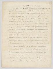4 vues  - MS CB 0059 - Saxe-Gotha, Louise-Dorothée duchesse de. Copies anciennes de 6 lettres avec signatures rapportées \'L.D.D.S.\' à Voltaire.- Paris, 15 août 1754 (ouvre la visionneuse)