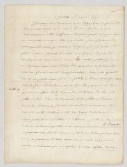 2 vues  - MS CB 0060 - Saxe-Gotha, Louise-Dorothée duchesse de. Copies anciennes de 6 lettres avec signatures rapportées \'L.D.D.S.\' à Voltaire.- Paris, 17 janvier 1756 (ouvre la visionneuse)